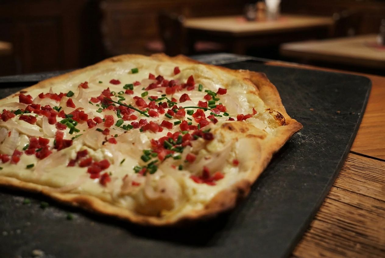 View our Tarte Flambée menu